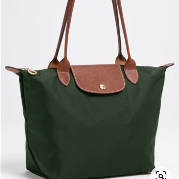 Burberry Handbags - Longchamp medium Le Pliage Nylon Shoulder Tote